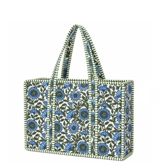 Large Coastal Garden Tote￼
